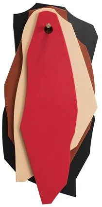 Valerie Objects Cutting Board Skærebræt/Ophæng Sort/Brun/Pink/Rød